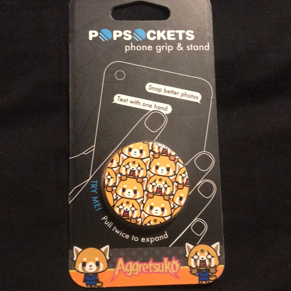 Aggretsuko Sanrio popsocket